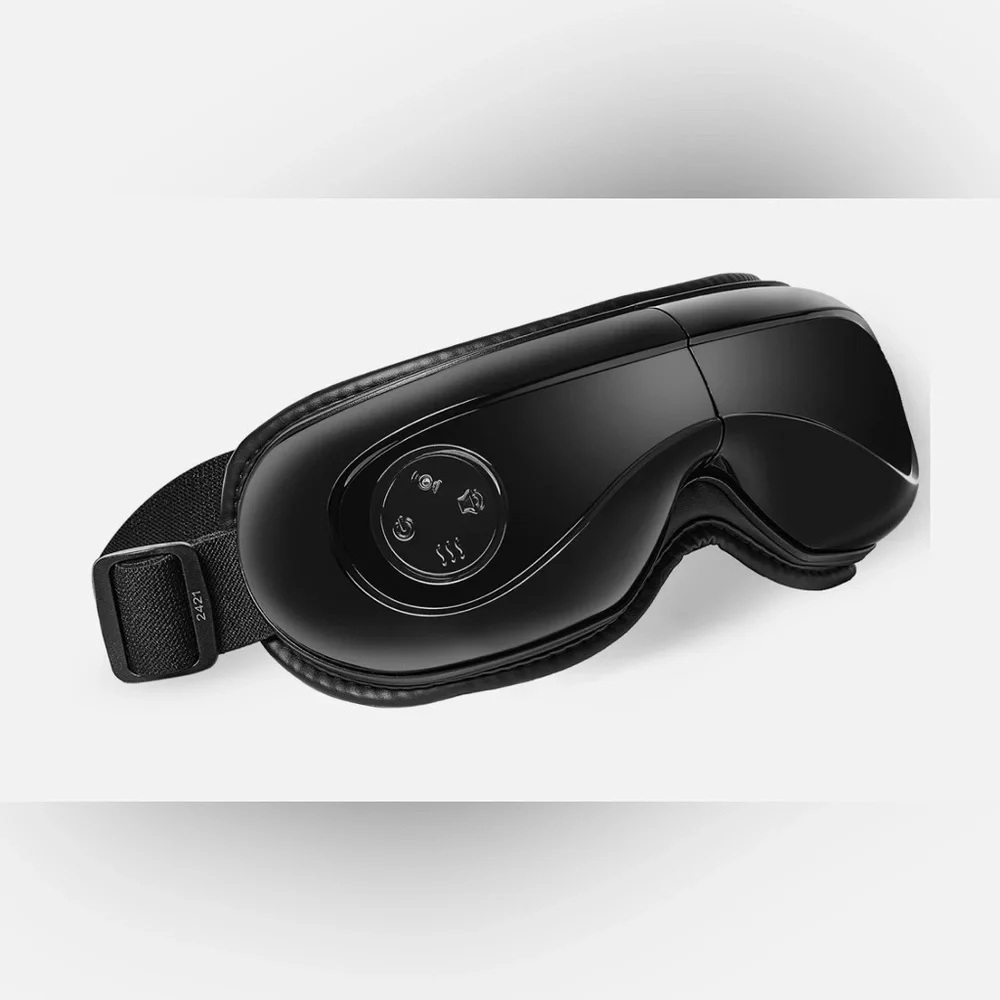 VEVOR Eye Massager with Heat & Remote Eye Care Device 5 Modes Bluetooth Music